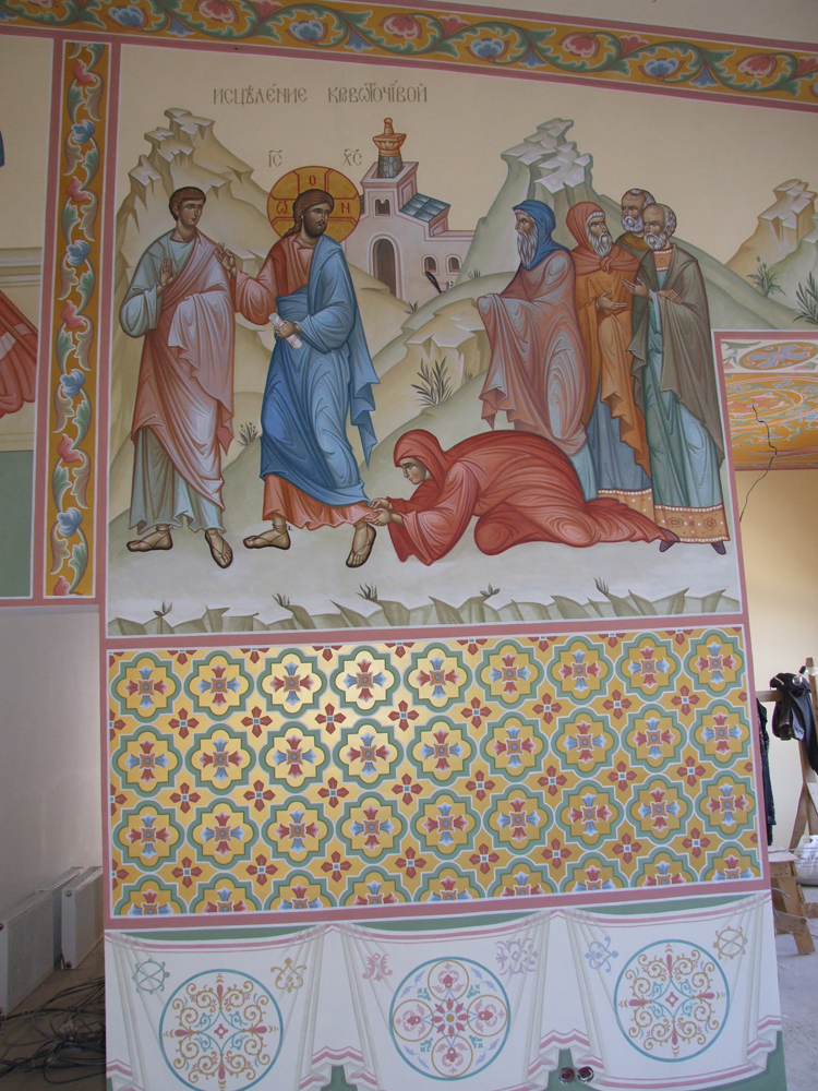 Роспись храма святой праведной Тавифы в Мещовске