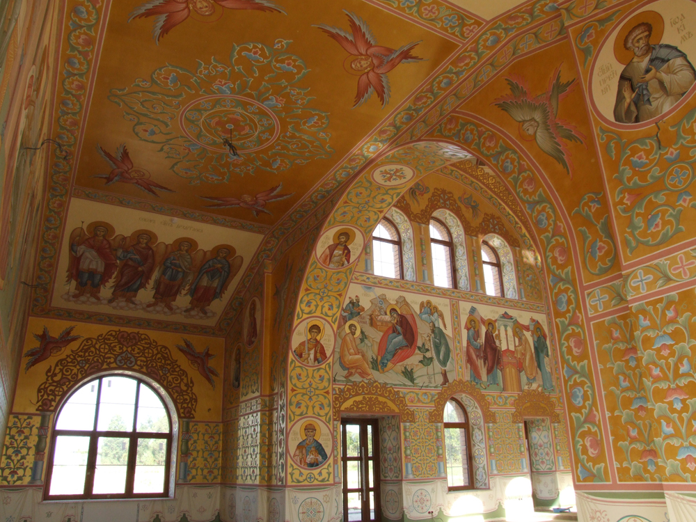 Роспись храма святой праведной Тавифы в Мещовске