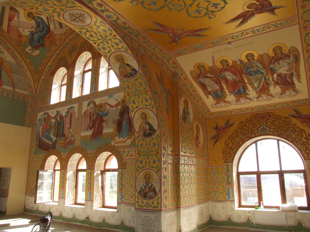 Роспись храма святой праведной Тавифы в Мещовске