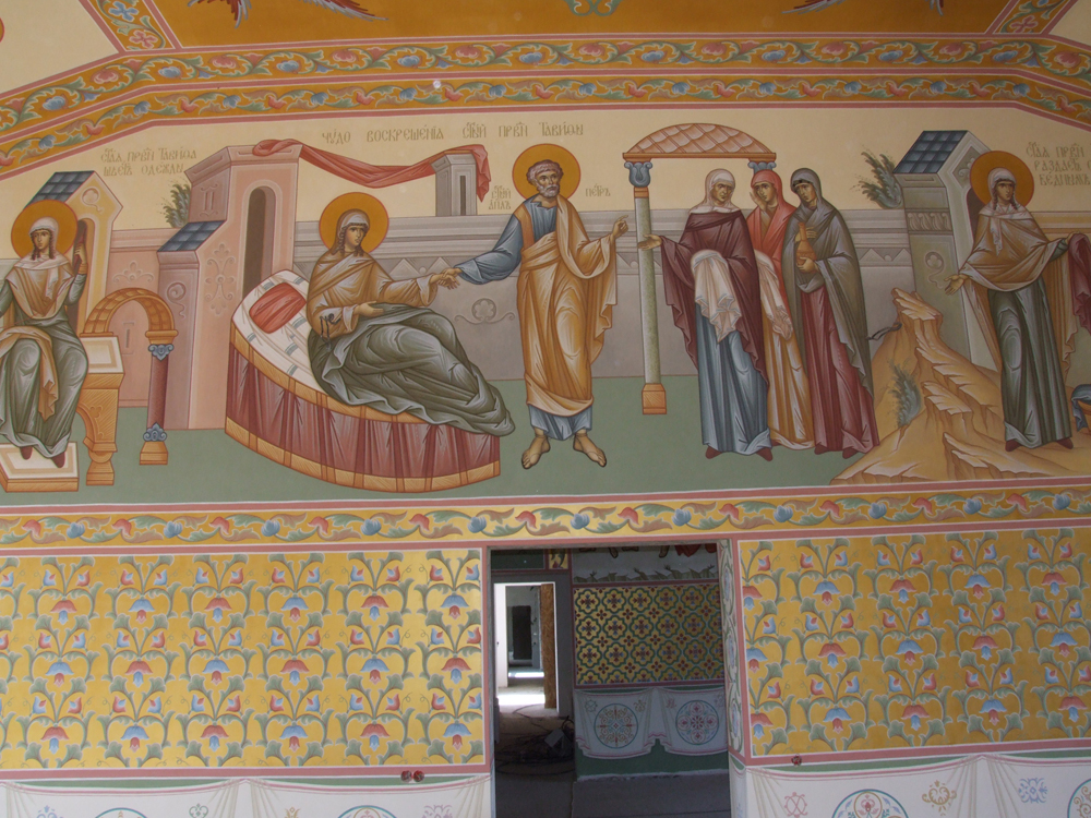 Роспись храма святой праведной Тавифы в Мещовске