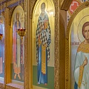 Иконостас церкви Сергия Радонежского в поселке Монолит
