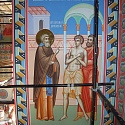 Роспись купола храма