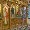 Иконостас церкви Сергия Радонежского в поселке Монолит