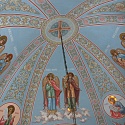 Роспись купола д. Уколово храм Покрова Пресвятой Богородицы