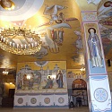 Нижний храм Смоленской иконы Божьей матери, посвященный Боголюбской иконе Божией Матери.